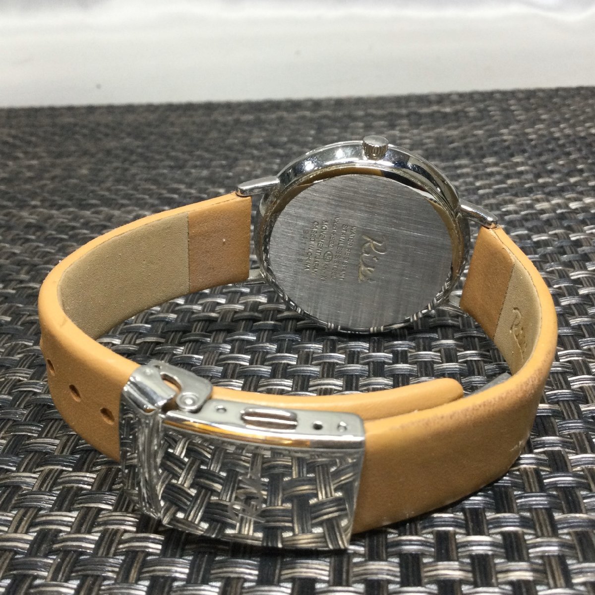 【中古現状品/インボイス登録店/TO】SEIKO セイコー ALBA アルバ RIKI クォーツ 腕時計 V051-KEB0 文字盤ブルー系 メンズ ウォッチ　MZ0320_画像6