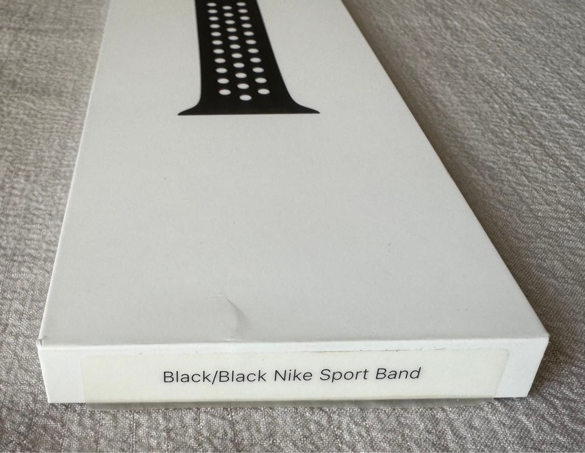 Apple Watch Nike 45mm 純正バンド ブラック/ブラック  ナイキ スポーツバンド  [MPH43FE/A]