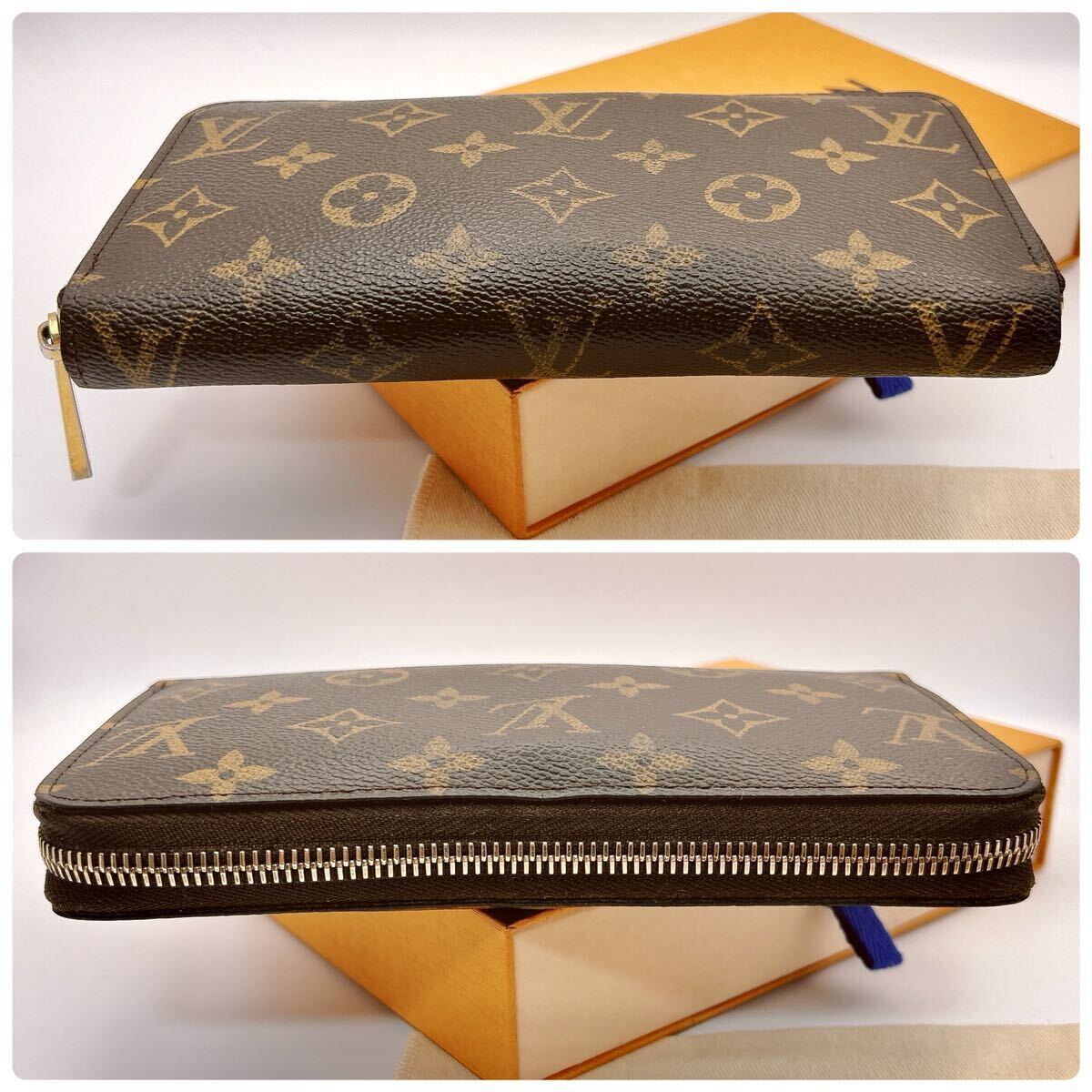 ★美品★【A341】LOUIS VUITTON ルイヴィトン モノグラム ジッピー ウォレット 長財布 ラウンドファスナー M42616/CA1088_画像7