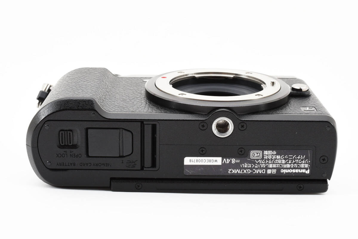 Panasonic パナソニックLumix DMC-GX7MK2-K Body ボディ Black ブラック ミラーレス一眼カメラ (3787)_画像8