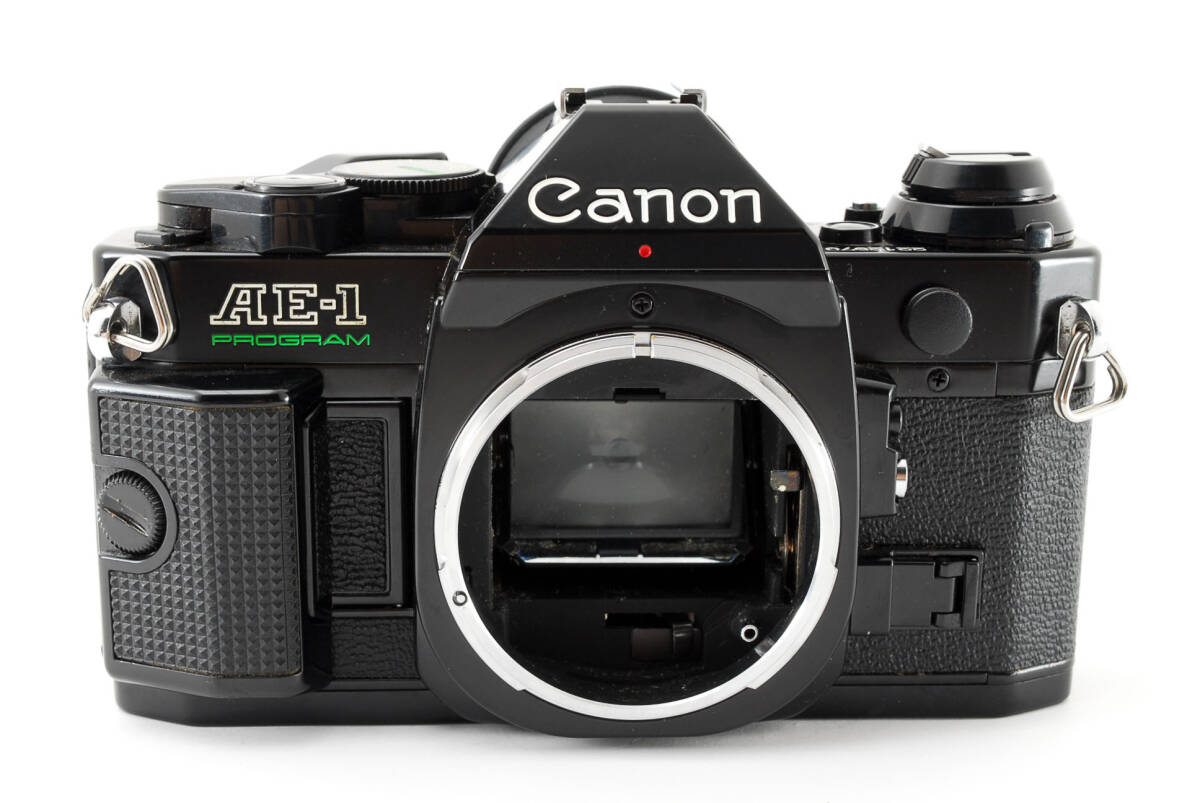 Canon キヤノン AE-1 PROGRAM Body ボディ Black ブラック MF 一眼レフ フィルムカメラ (1336)の画像1