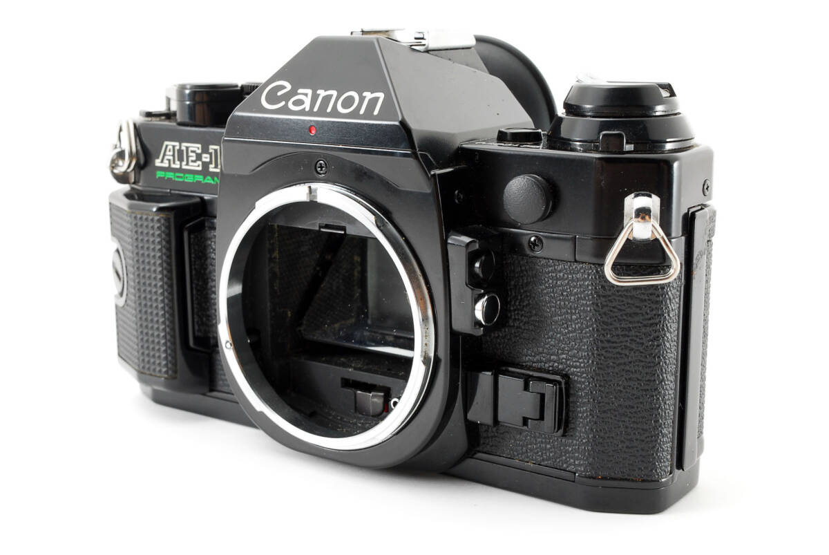 Canon キヤノン AE-1 PROGRAM Body ボディ Black ブラック MF 一眼レフ フィルムカメラ (1336)の画像2