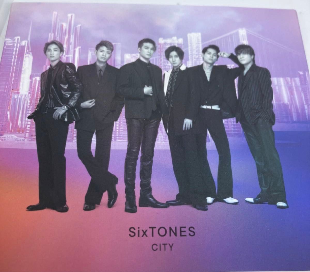 △SixTONES CITY 初回仕様通常盤　アルバム