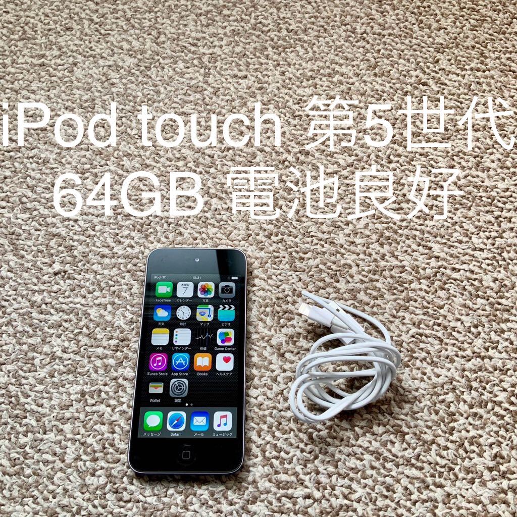 【送料無料】iPod touch 第5世代 64GB Apple アップル A1421 アイポッドタッチ 本体