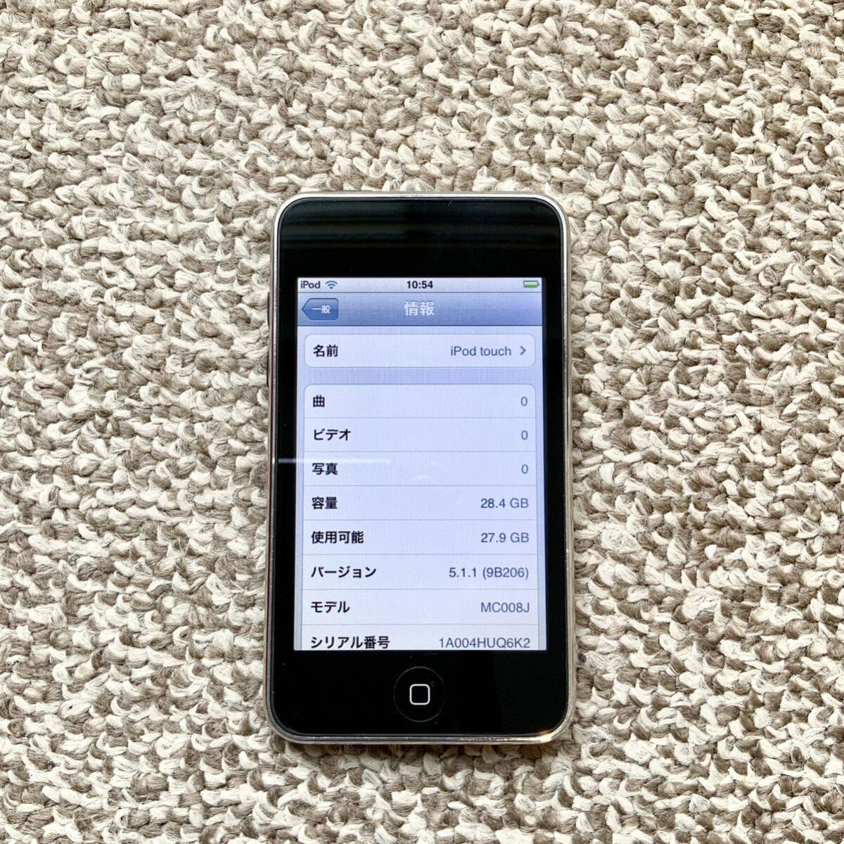 【送料無料】iPod touch 第3世代 32GB Apple アップル A1318 アイポッドタッチ 本体_画像2