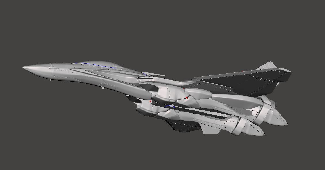 1/144 YF-24 エボリューション 3Dプリント EVOLUTION 未組立 宇宙船 宇宙戦闘機 Spacecraft Space Ship Space Fighter SF_画像4