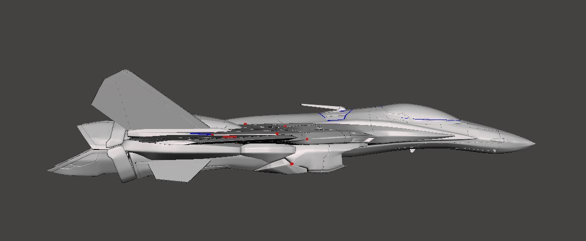 1/144 YF-24 エボリューション 3Dプリント EVOLUTION 未組立 宇宙船 宇宙戦闘機 Spacecraft Space Ship Space Fighter SF_画像6