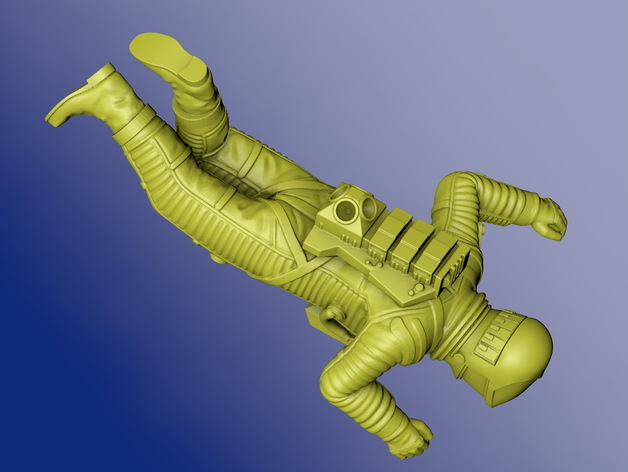 2001年宇宙の旅 1/8 ディスカバリー号 宇宙服 3D プリント 2001: A Space Odyssey Astronaut
