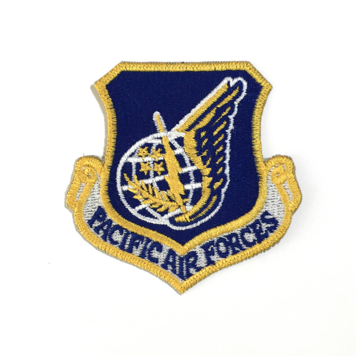米軍実物デッド/ミリタリー/ワッペンUSAF Pacific Air Forces PACAF 太平洋空軍 アメリカ空軍 新品デッドストック未使用Deadstock_画像2