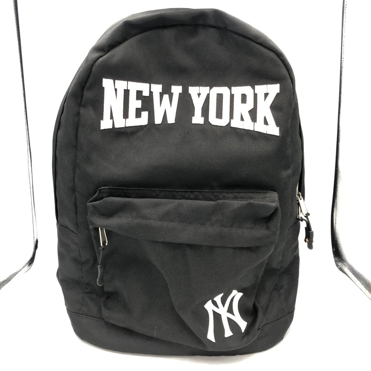 【ニューヨーク・ヤンキース】リュックサック　ブラック　黒　鞄　バッグ　野球　カジュアル_画像1