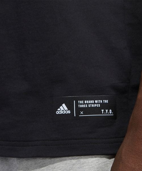 ●送料390円可能商品 アディダス ADIDAS 新品 メンズ 東京 TOKYO 限定 快適 半袖 Tシャツ トップス 黒 XLサイズ [FQ2891-O]三 参★QWER_画像3