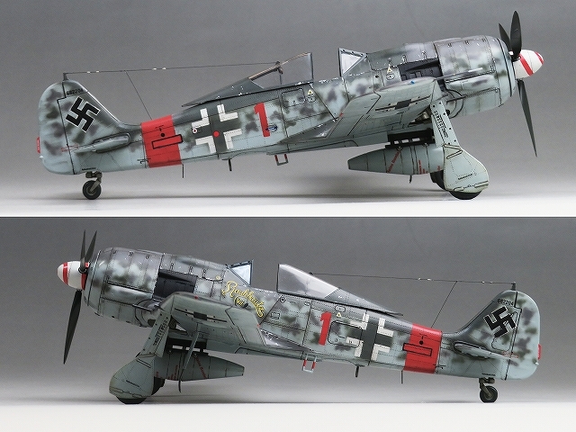 （完成品）1/48　フォッケウルフ　Fw190A-8/R2_画像3