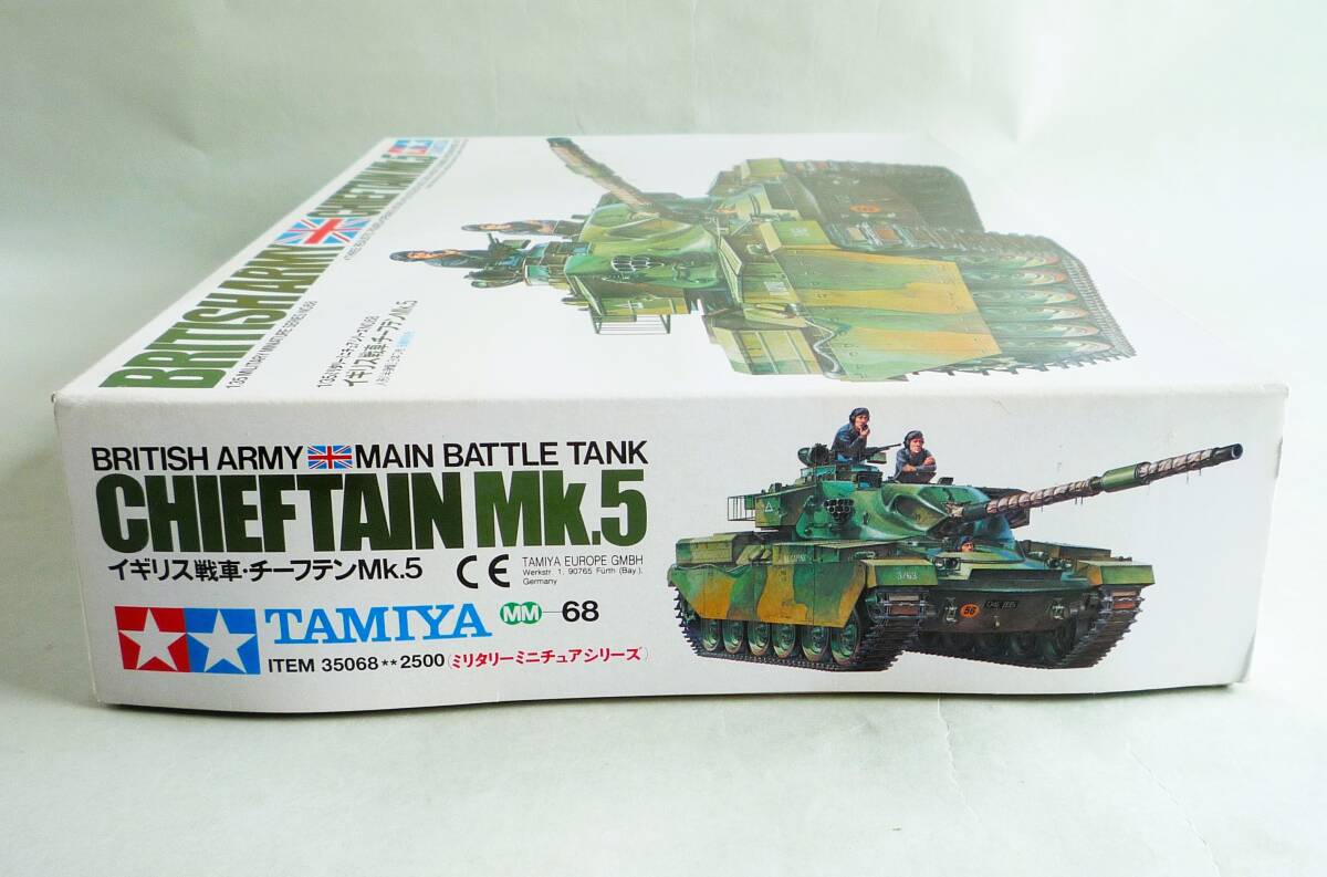 ★☆【定形外OK】未組立!タミヤ 1/35 MM イギリス戦車・チーフテンMk.5~人形3体付!~内袋未開封品【同梱可】[GC06A34]☆★_画像2