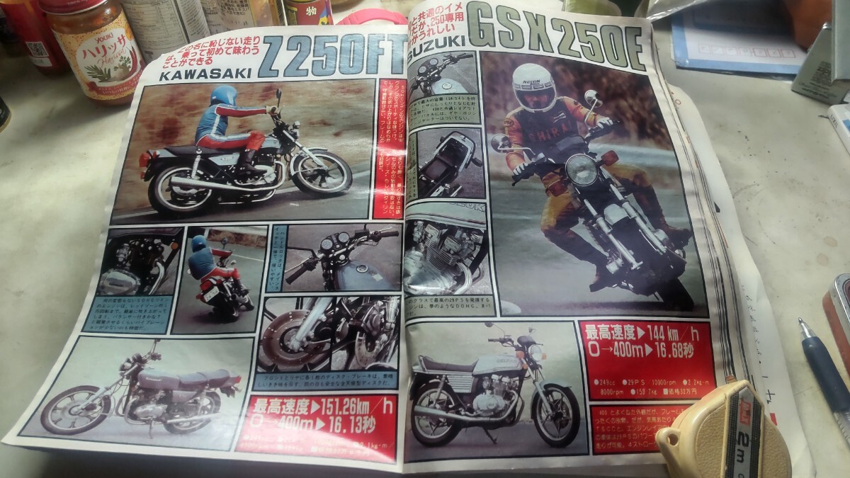 月刊 オートバイ 1980年 5月 特集号 月刊誌 1980年の750cc400cc250cc50cc特集号 モーターマガジン社 オートバイ雑誌 の画像7