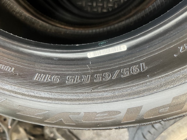 195/65R15 BRIDGESTONE PLAYZ PXII　2021年製　4本　22,000円　京都から_画像6