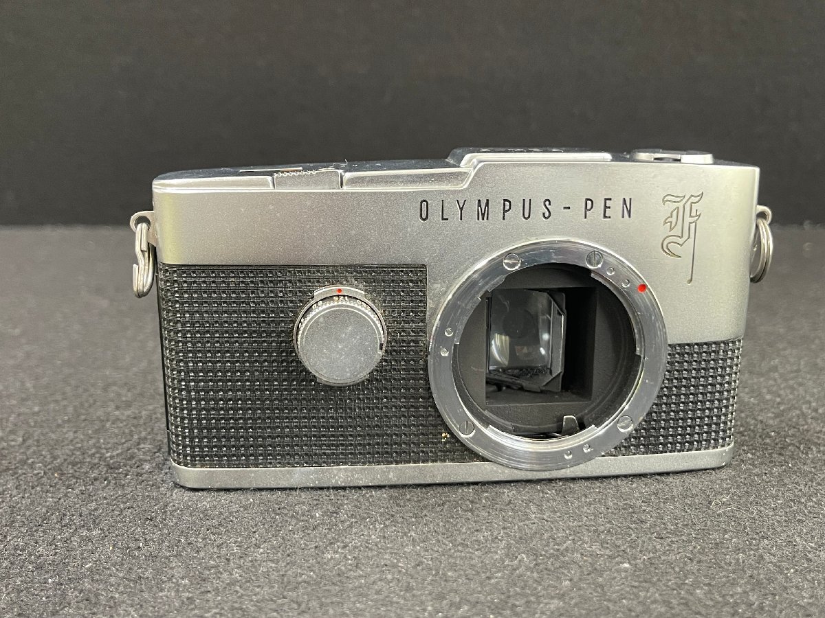 KK0603-8I　ゆうパック着払い　OLYMPUS-PEN-F　1:1.8　f=38mm　フィルムカメラ　一眼レフカメラ　オリンパスペン　光学機器_画像2