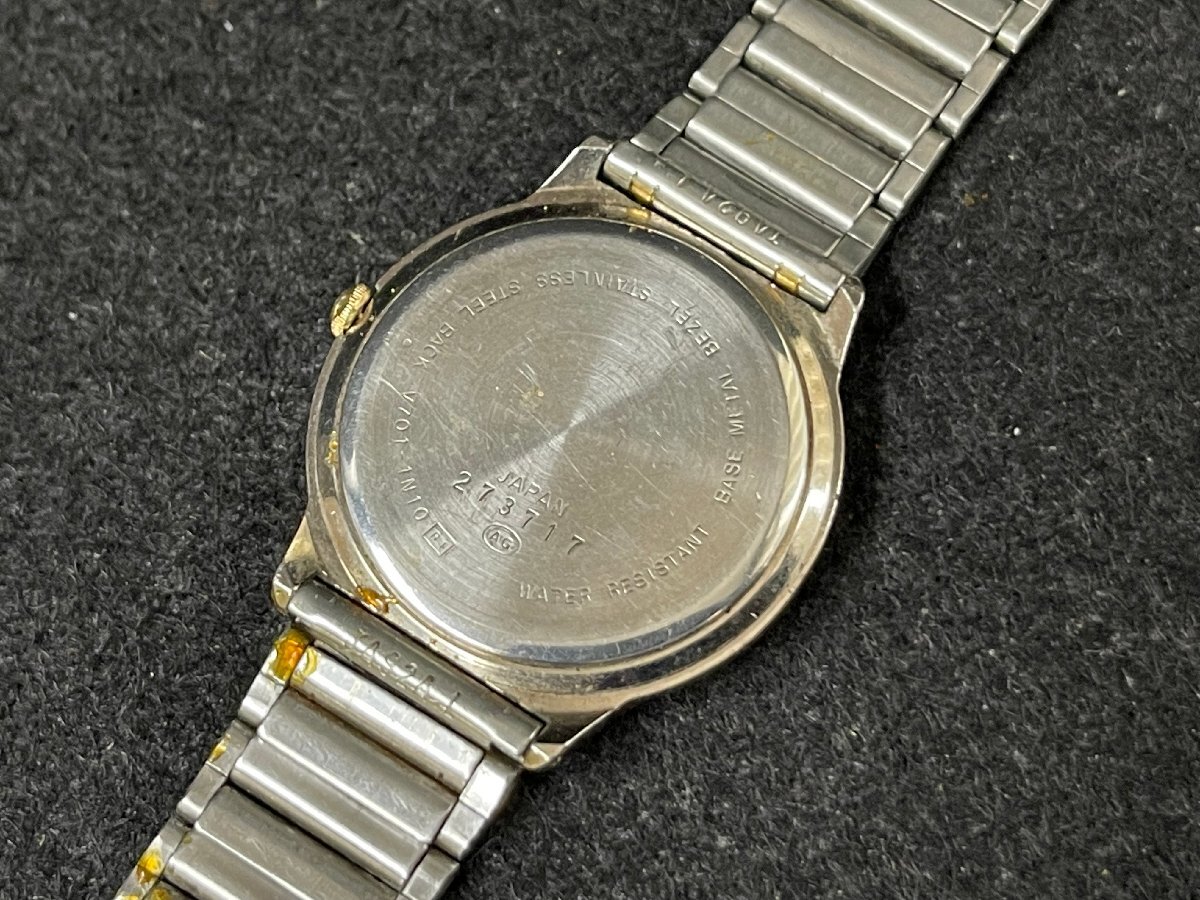 KK0603-19I SEIKO ALBA V701-1N10 腕時計 セイコー アルバ クォーツ メンズ腕時計 男性向け の画像8
