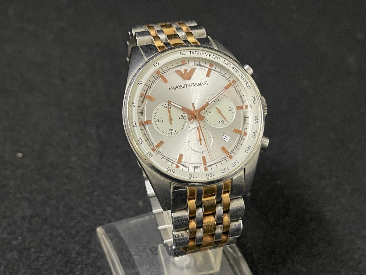 KF0603-15I　EMPORIO ARMANI　AR-5999　腕時計　エンポリオアルマーニ　クロノグラフ　クォーツ　メンズ腕時計_画像1
