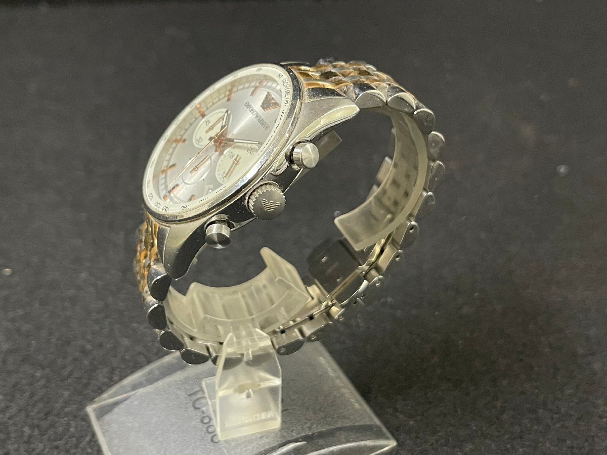 KF0603-15I　EMPORIO ARMANI　AR-5999　腕時計　エンポリオアルマーニ　クロノグラフ　クォーツ　メンズ腕時計_画像4