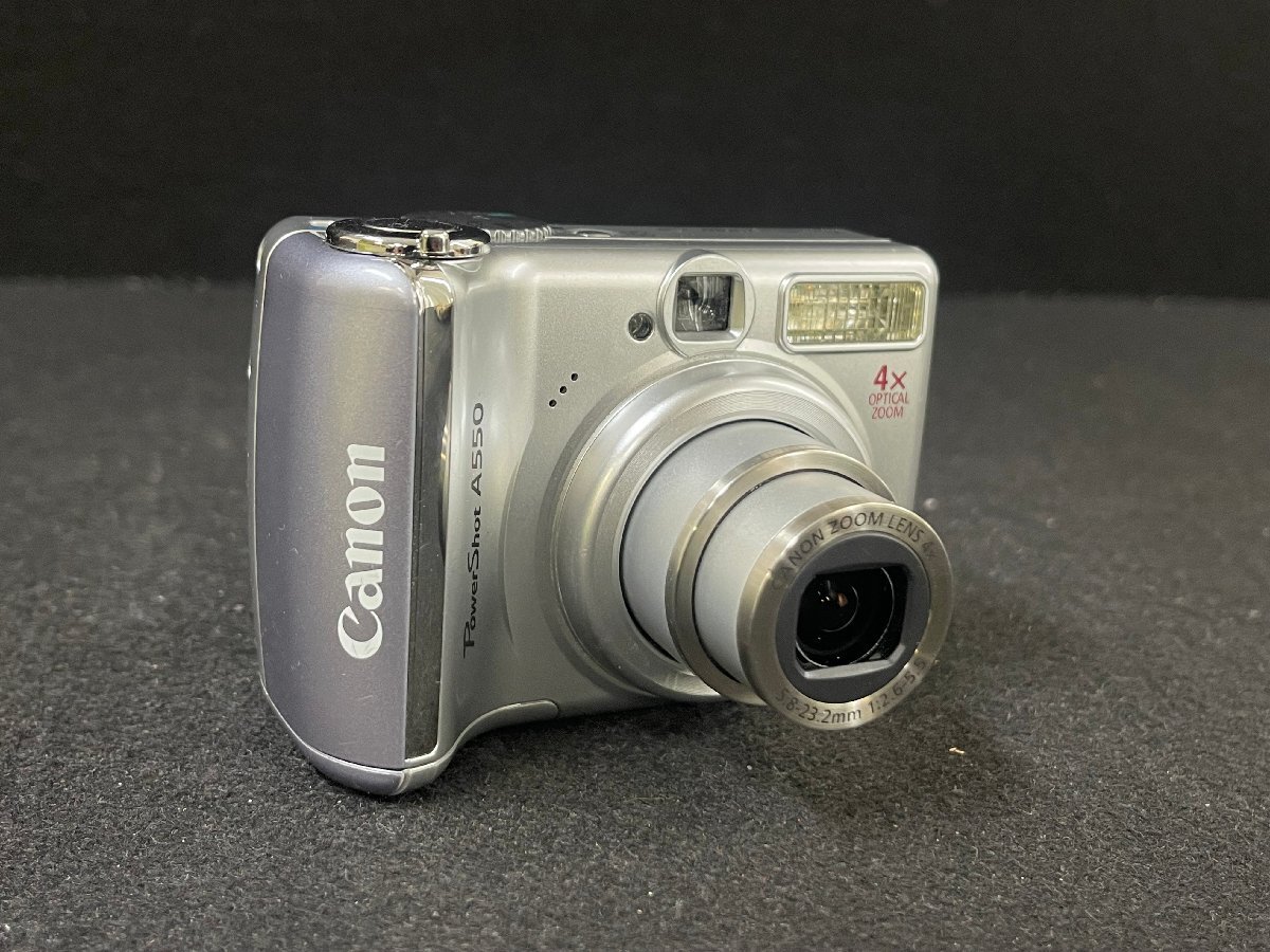 MK0603-41I　ゆうパック着払い　Canon　Power Shot A550 5.8-23.2ｍｍ　1:2.6-5.5　コンパクトデジタルカメラ　キャノン　パワーショット_画像1