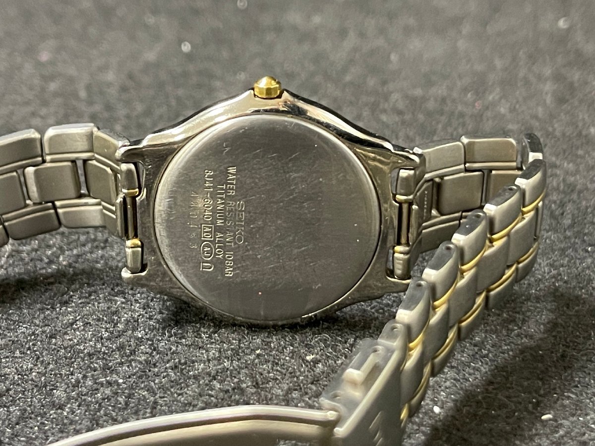 KF0603-49I　SEIKO　Dolce　QUARTZ　8J41-6040　腕時計　セイコー　ドルチェ　クォーツ　メンズ腕時計　男性向け　_画像8