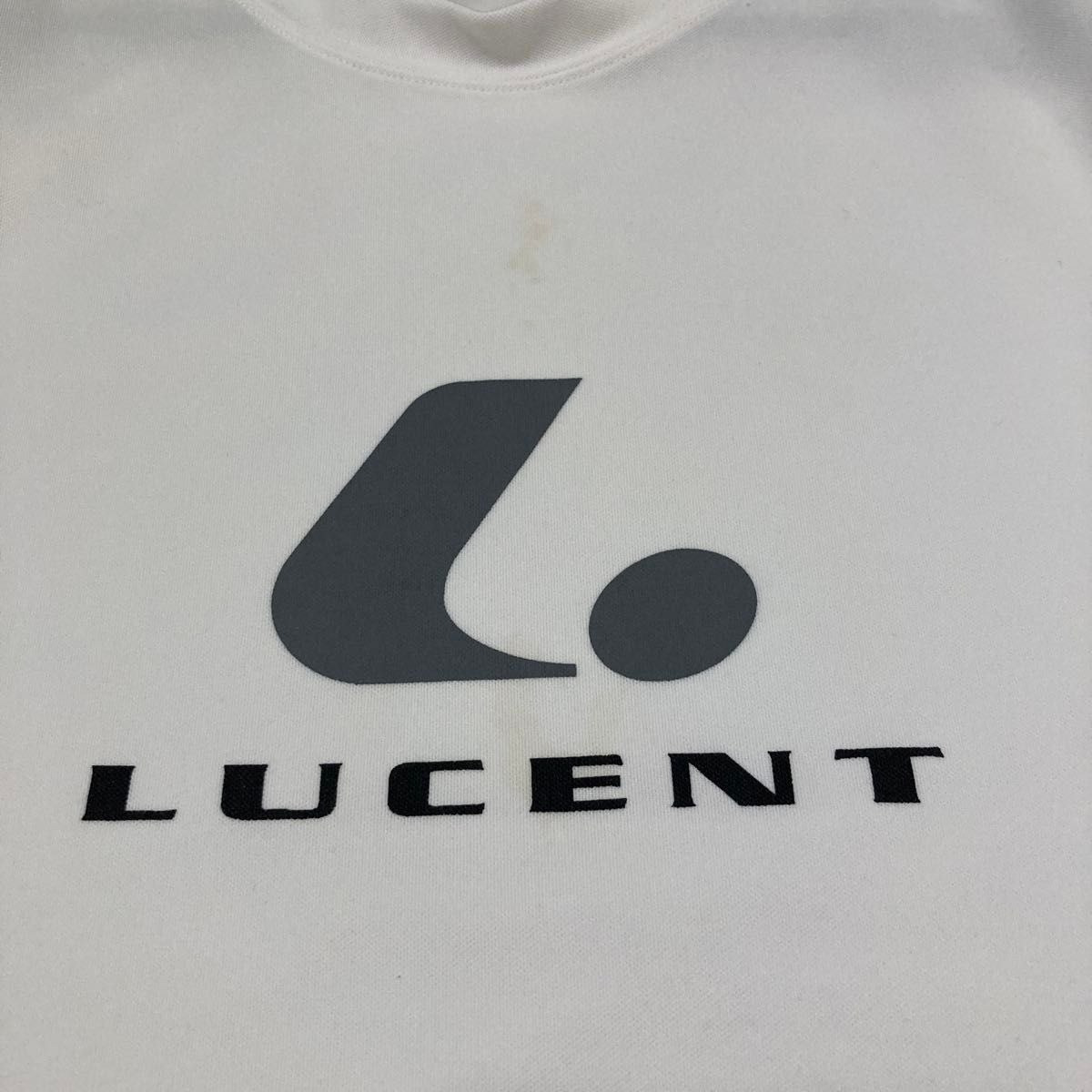 LUCENT Tシャツ 半袖シャツ ロゴシャツ プリントTシャツ ホワイト　テニスウェア　ソフトテニス