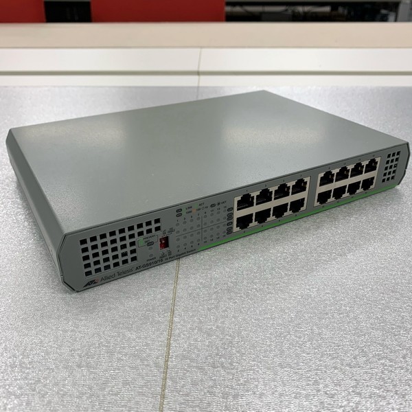 @S1396 ラスト4台 中古 簡易動作確認済み Allied Telesis AT-GS910/16 16 Port Gigabit Switch ノンクレームノンリターン_画像1