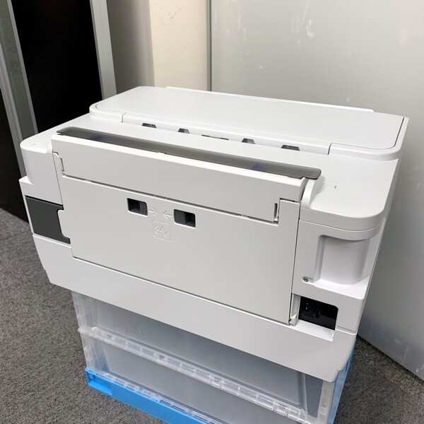 @S1527 現状品/ジャンク品 EPSON PX-S5080 ビジネスプリンター インクジェット A3対応 ノズル詰り? 総印刷13枚 ACコード付属_画像2