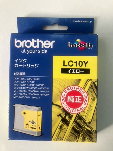 Brother 純正 LC10Y インクカートリッジ　イエロー_画像1