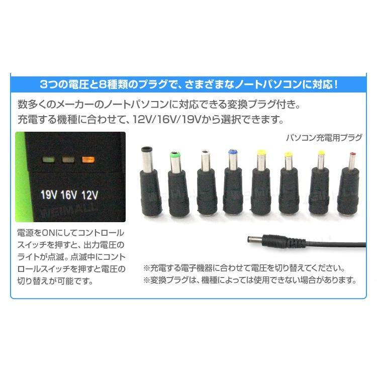 中古ジャンプスターター 12v バッテリチャージャー 車用 16800mAh 大容量 WEIMALL難あり_画像3