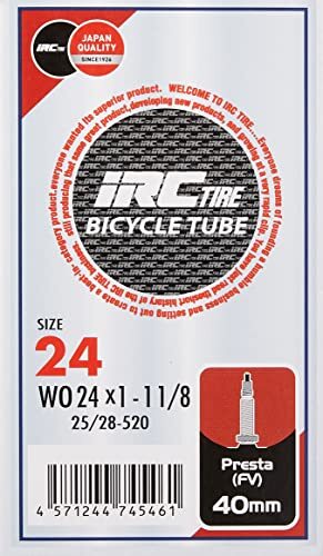 IRC TIRE (アイ・アール・シー) 自転車 チューブ WO 25-520・24 × 1-1 1/8 仏式バルブ40mm_画像1