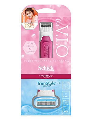 シック Schick ハイドロシルク トリムスタイル ホルダー (刃付き) VIO 女性用 カミソリ_画像1