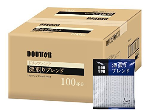 ドトールコーヒー ドリップパック 深煎りブレンド100P_画像1