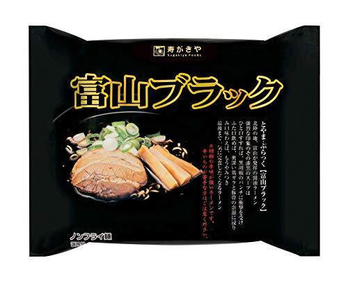 寿がきや食品 即席 富山ブラックラーメン 120g ×12袋_画像1