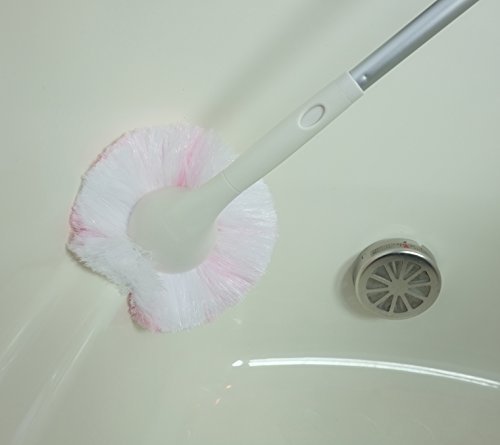 Yamazaki industry bath cleaning brush flexible long unit bath bon kun anti-bacterial green 175024