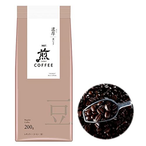 AGF 煎 レギュラー・コーヒー 豆 濃厚 深いコク200g×2袋 【 コーヒー豆 】 【 コーヒーギフト 】の画像1