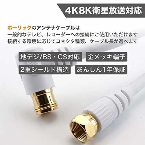  horn lik antenna cable for television S-4C-FB same axis 10m [4K8K broadcast (3224MHz)/BS/CS/ digital broadcasting /CATV correspondence ] ho wa