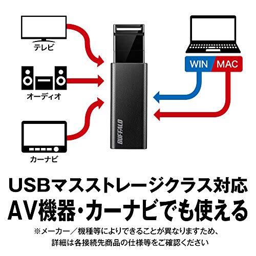 バッファロー USBメモリ 64GB ノックスライド式 USB3.2(Gen1)/3.1(Gen 1)/3.0/2.0 充実サポート RUF3-_画像6