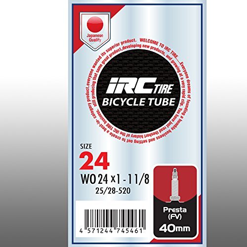 IRC TIRE (アイ・アール・シー) 自転車 チューブ WO 25-520・24 × 1-1 1/8 仏式バルブ40mm_画像3