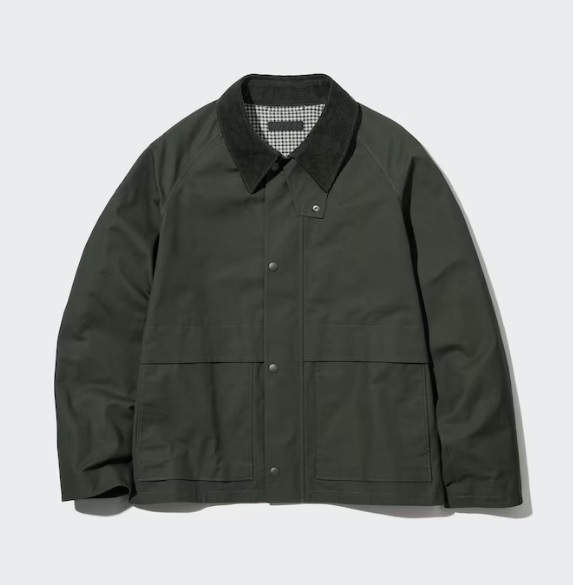 【新品未使用のタグ付き】ユニクロ　UNIQLO　ユーティリティショートブルゾン　ブラック　XLサイズ　6,990円_画像3