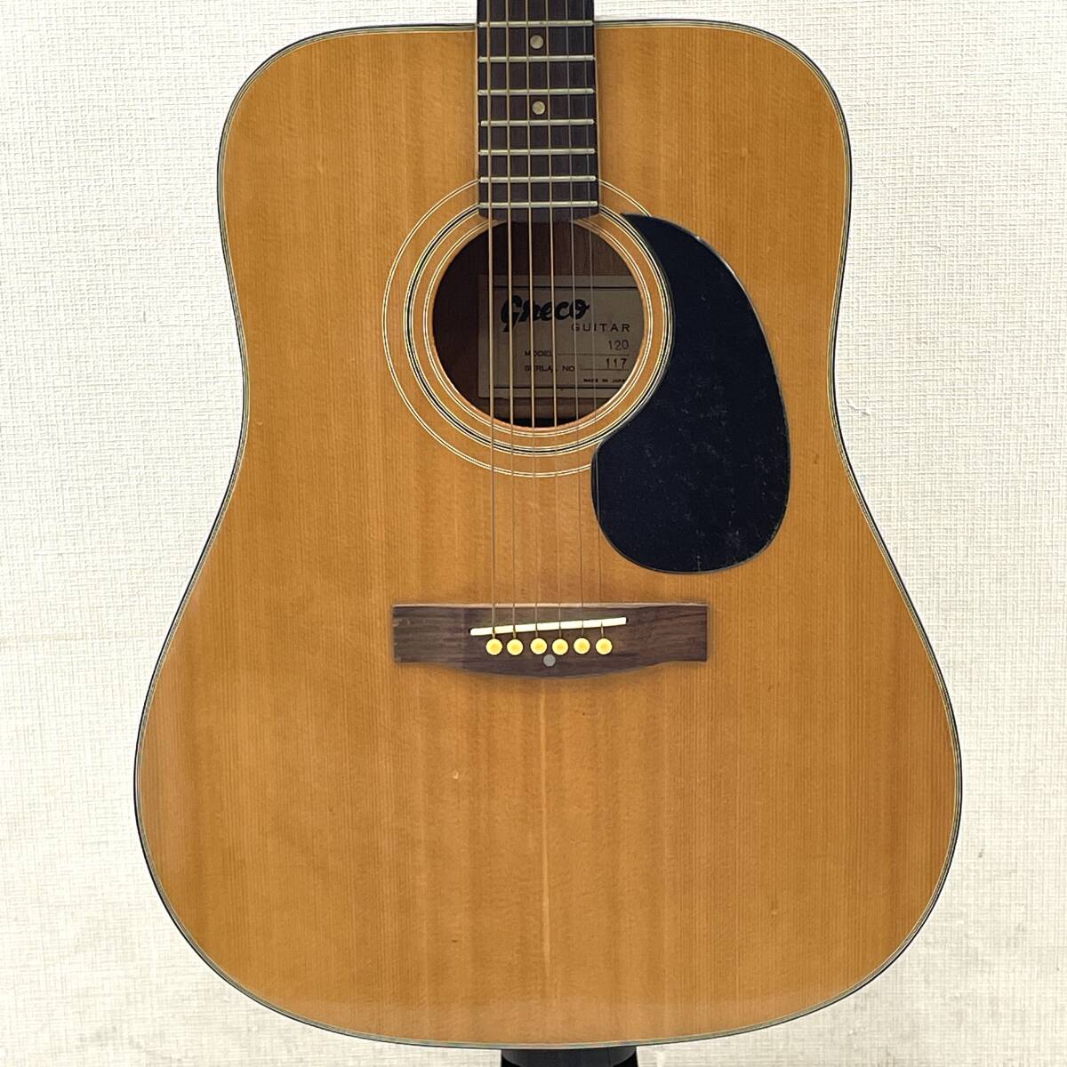 札幌発 Greco アコースティックギター MODEL 120 YAMAHA製ハードケース付き グレコ【現状販売品】24C 北TO3_画像4