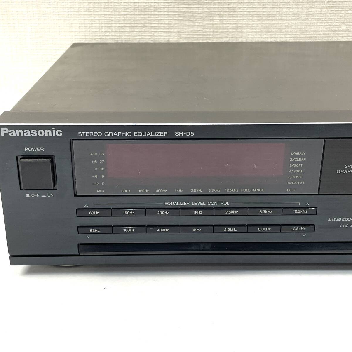Panasonic グラフィックイコライザー SH-D5 パナソニック 24C 北2の画像3