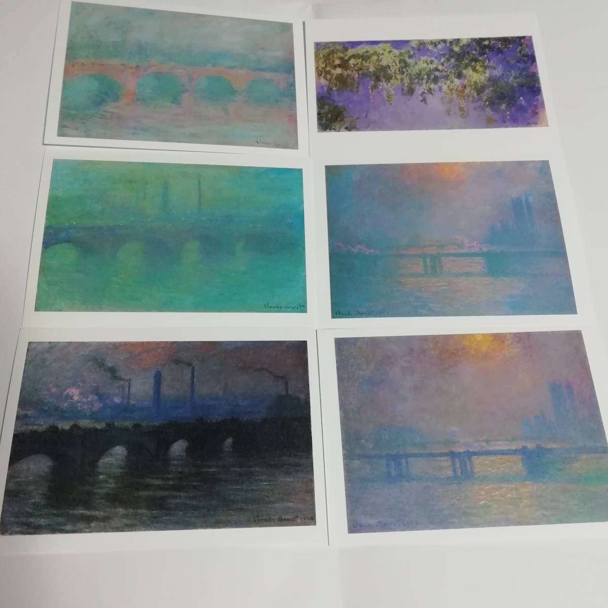 mone ream work. .. Special made postcard all kind 40 point set Ueno. forest art gallery Osaka middle . island art gallery 