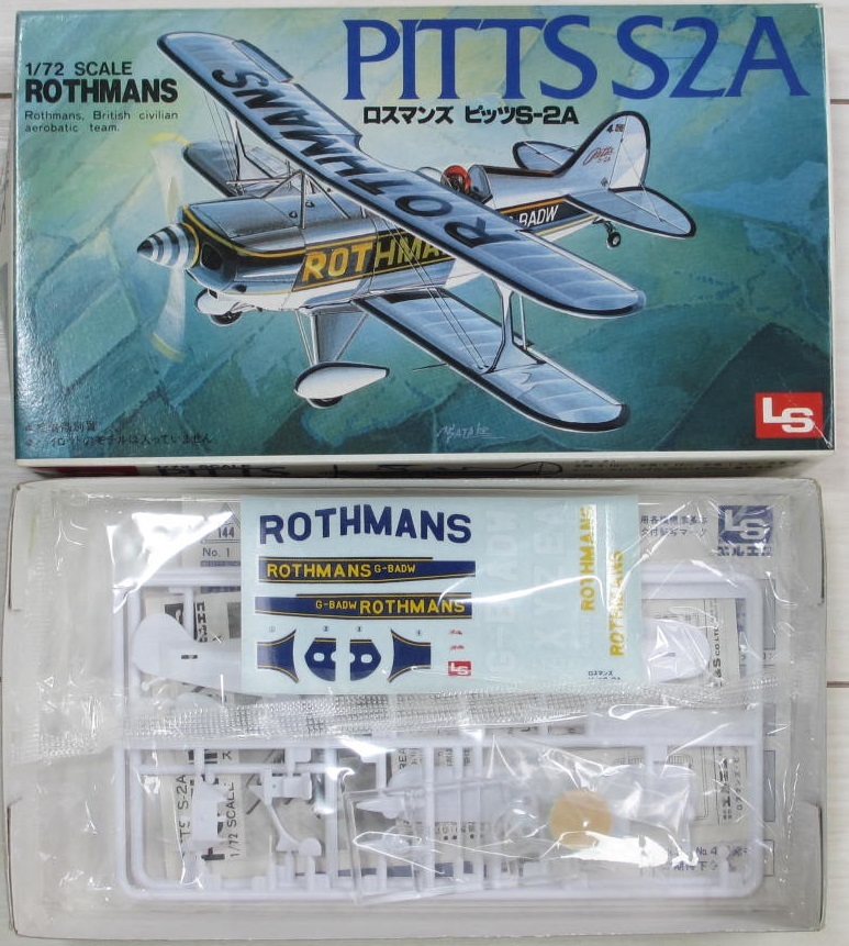 ジャンク ★ LS / エルエス 1/72 ROTHMANS PITTS S2A（ 中袋未開封 ）★ ロスマンズ ピッツ S-2A L1 / A191の画像8