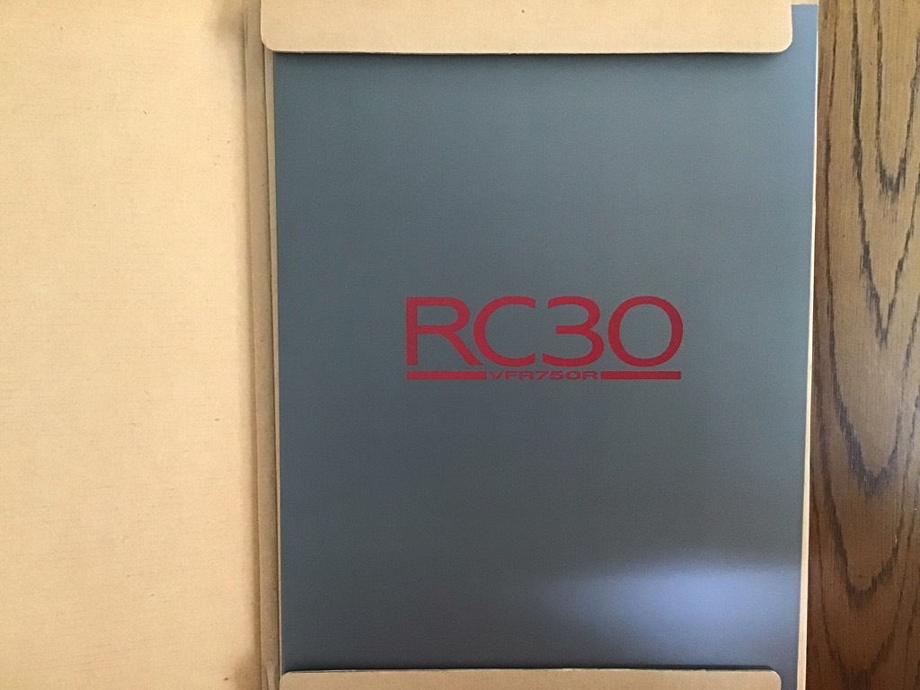 ホンダ RC30 VFR750R カタログ 新品 ソノシート未開封 1点物_画像2