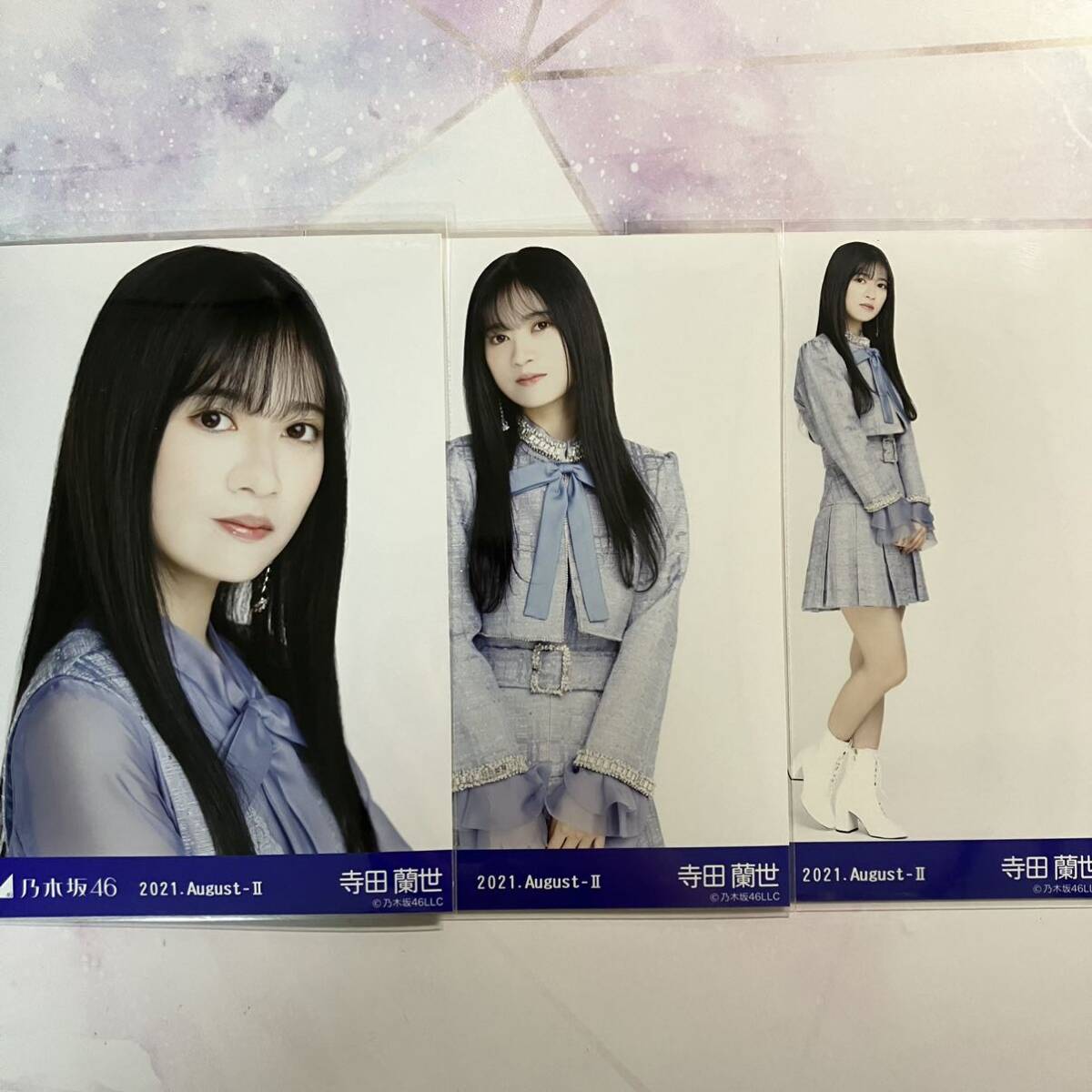 乃木坂46 寺田蘭世　生写真　2021.August-Ⅱ-9thBDライブ期別衣装_画像1