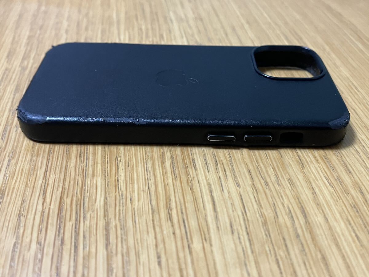 【中古】Apple 純正　iPhone13 mini 用　レザーケース MagSafe対応　アップル_画像6
