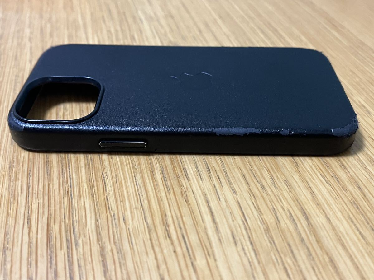 【中古】Apple 純正　iPhone13 mini 用　レザーケース MagSafe対応　アップル_画像4