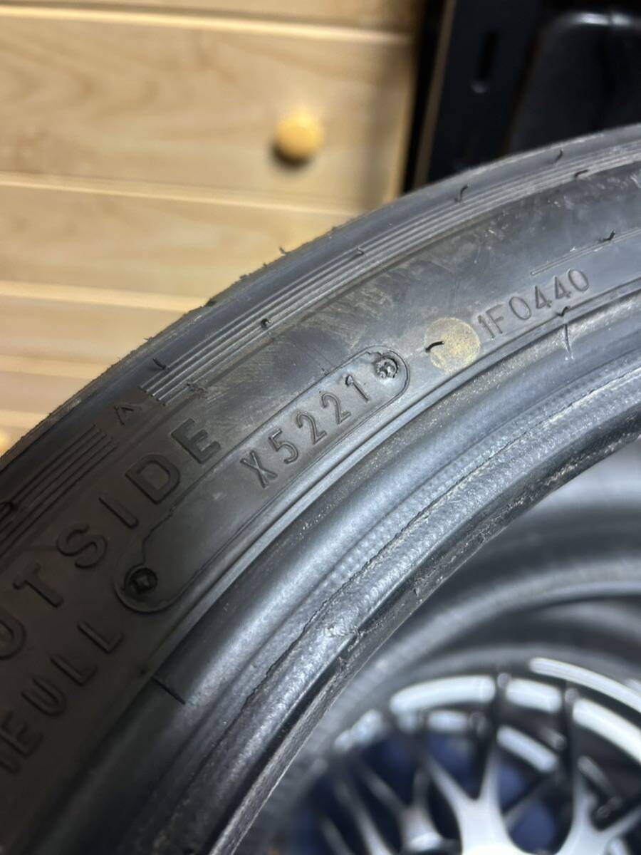 ダンロップ β10 235/40R18 Sタイヤ ハイグリップラジアル ジムカーナ 21年52週 DIREZZA 2本_画像4