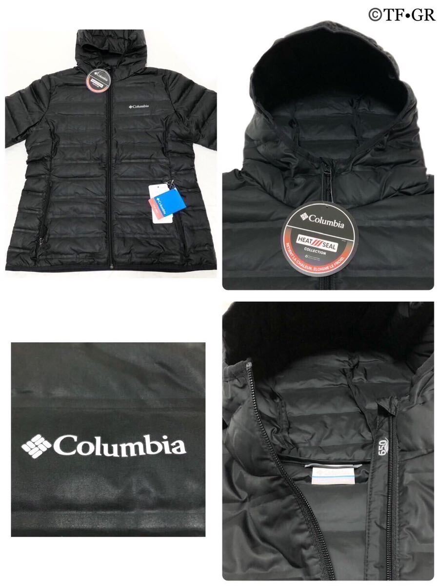 新品未使用 Columbia コロンビア レイク22ダウン フーディジャケット DownHoodedJacket ダウンフェザー レディースXXL 日本未発売 海外限定